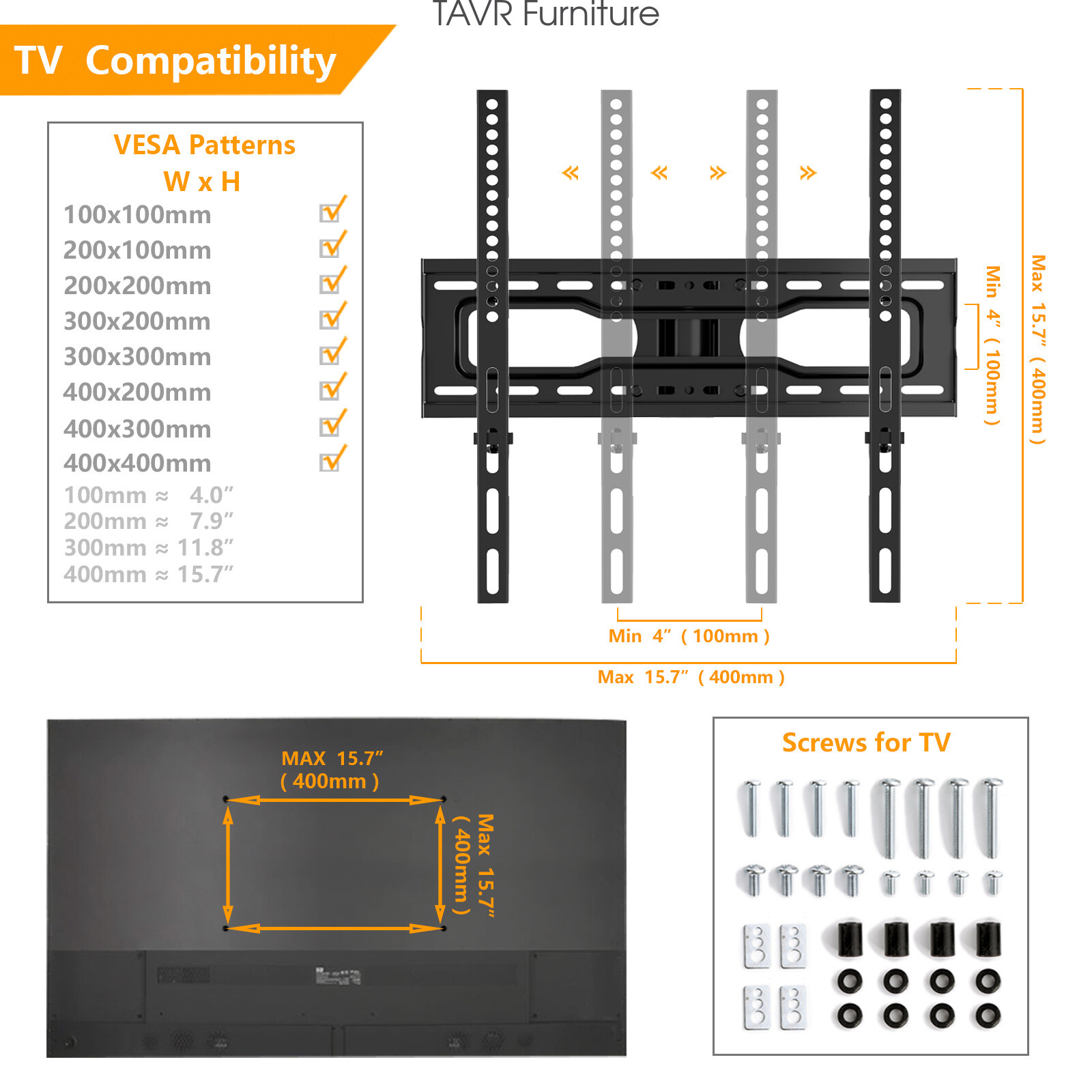 Mobile Rolling TV Stand TV Cart with Wheels for 32 to 60 inch Flat TVs, Shelf