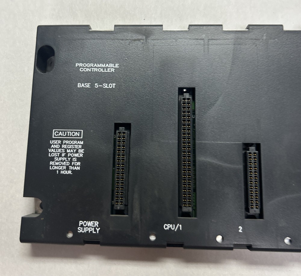 GE FANUC,IC693CHS397B,FIVE SLOT BASE MODULE