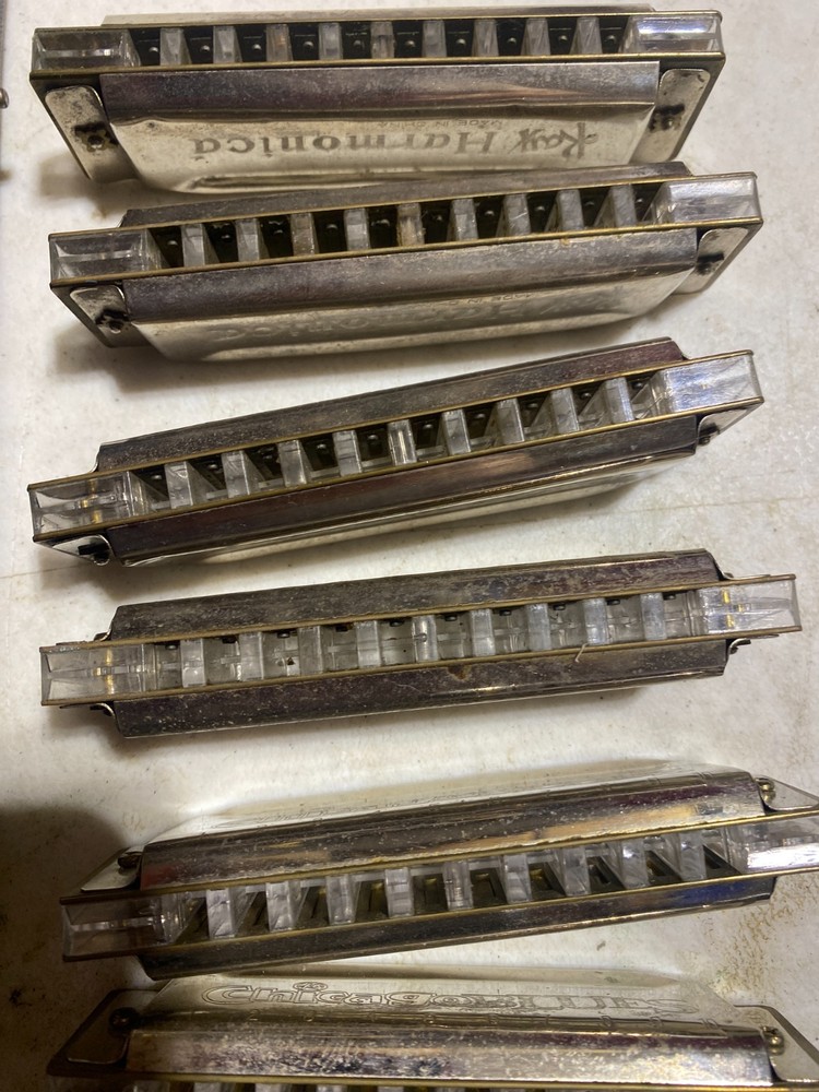 Kay Chicago Blues Harmonica 7 pc Set In Case