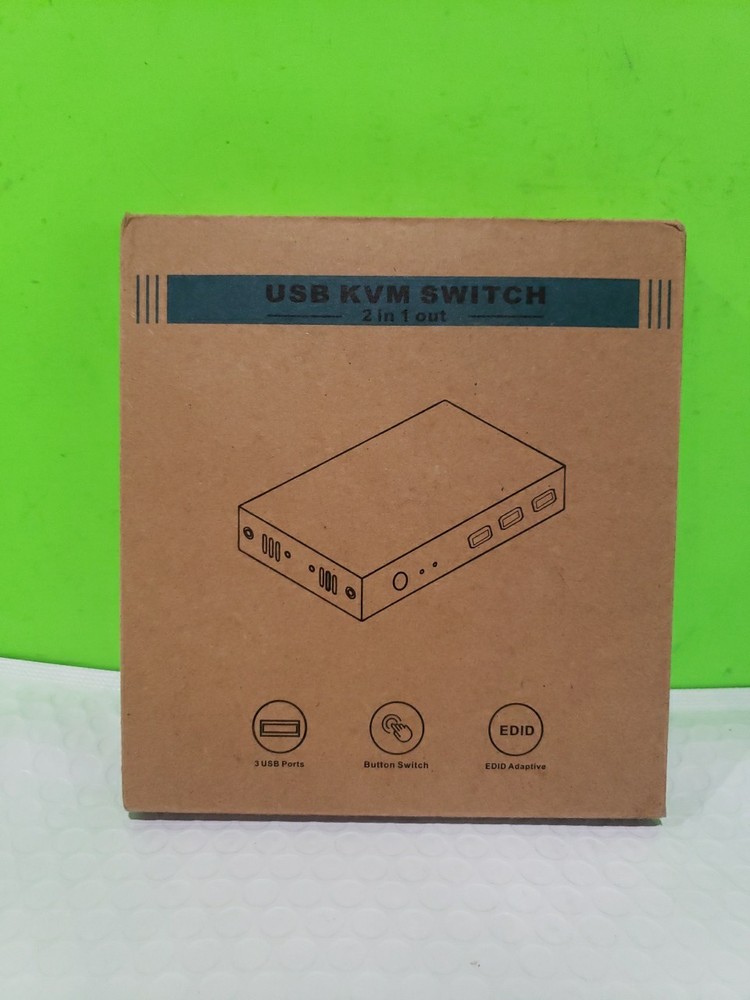 Greathtek USB 3.0 KVM Switch 2 port Very Good Condition
