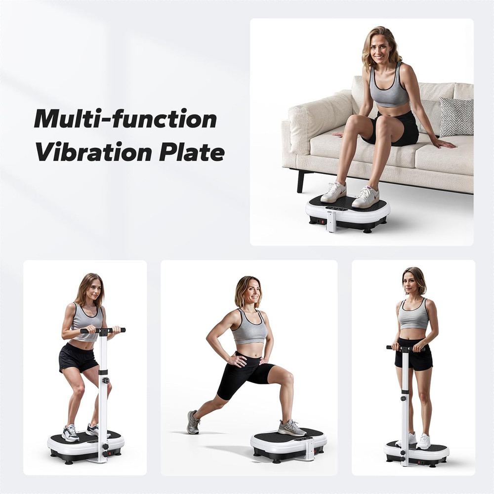 Vibration Plate Exercise Machine, Vibrating Plate Exercise Machine with Handrail