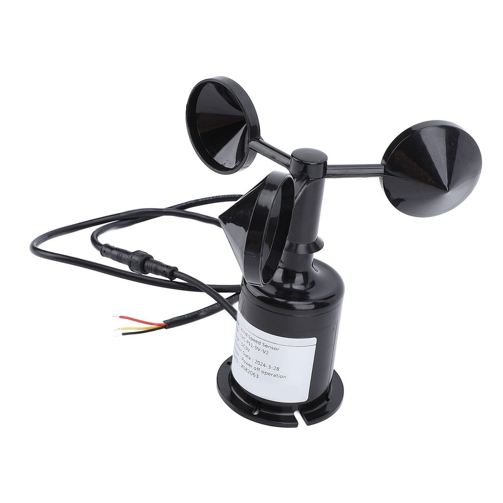 Wind Speed Anemometer High Accuracy 5V Wind Speed Monito Sensor Measu