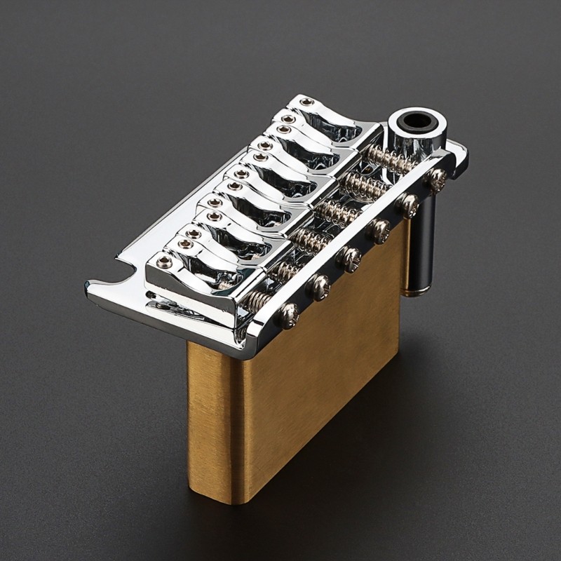 Guitar Tremolo Bridge Replacement Electric Guitar Bridge with Solid Brass Block