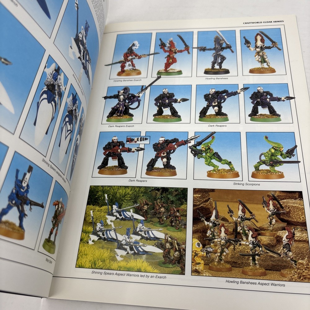 Warhammer 40K Classic Craftworld Eldar Codex 2000 Very Good Army Book OOP