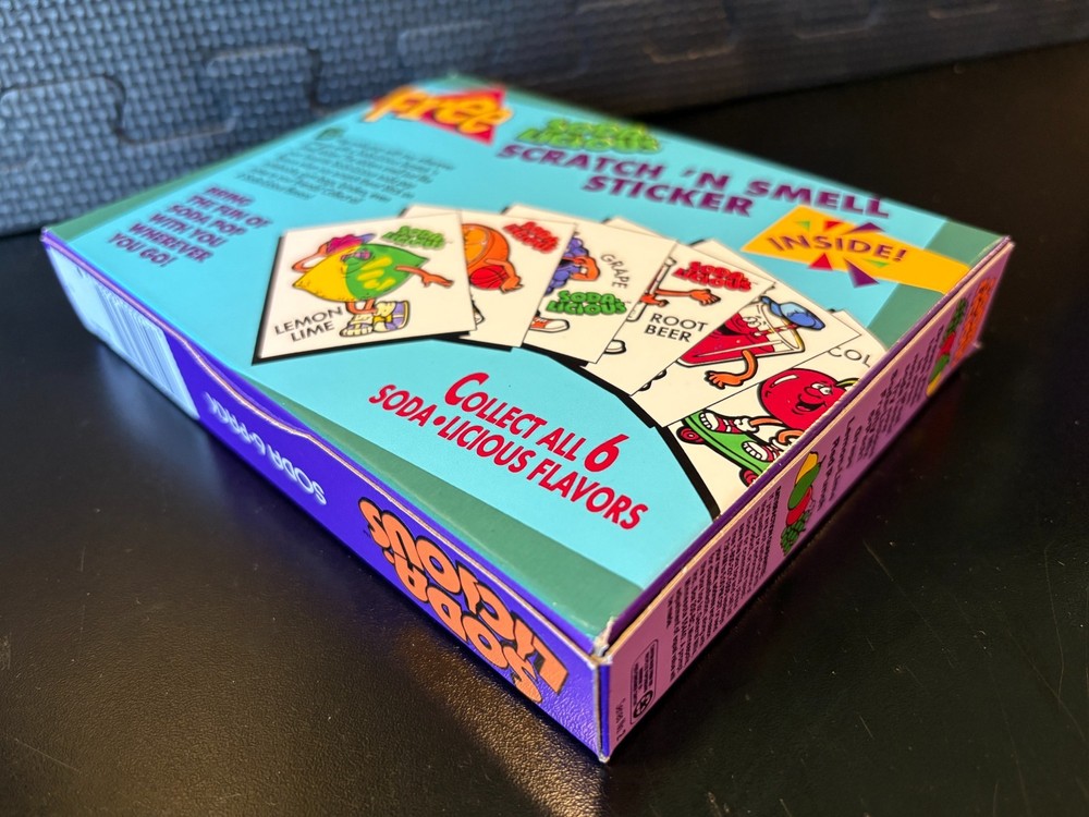 Soda Licious fruit snacks - Empty custom design display box