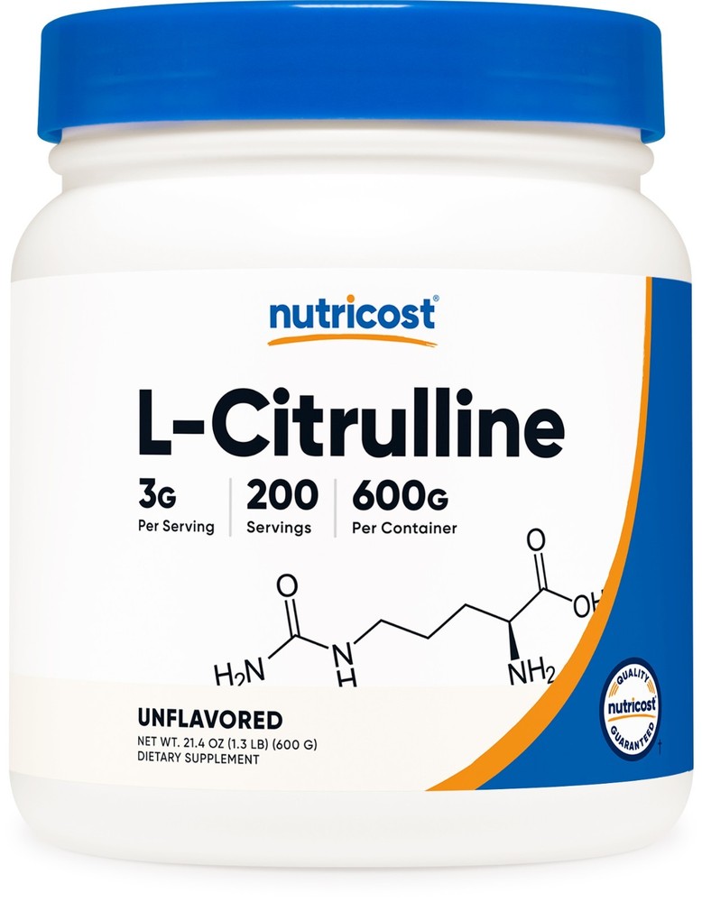 Nutricost L-Citrulline (Base) Powder - (600 Grams)