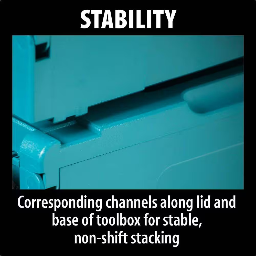 15.5 In. Large Interlocking Tool Box