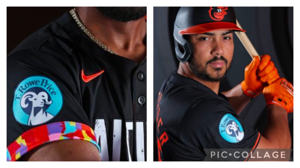 (2) Baltimore Orioles Ad Advertising Jersey Patch