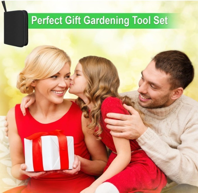 Bonsai Tools Kit 24PCS Bonsai Tree Starter Set Pruning Shears Scissors PU Bag