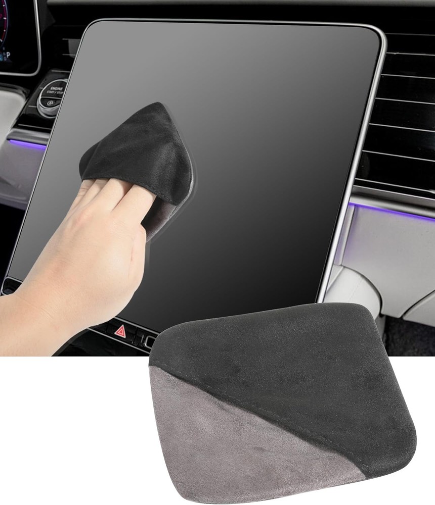 Car Screen Cleaner Microfiber Cloth Wipes Foldable for Dashboard LCD Display