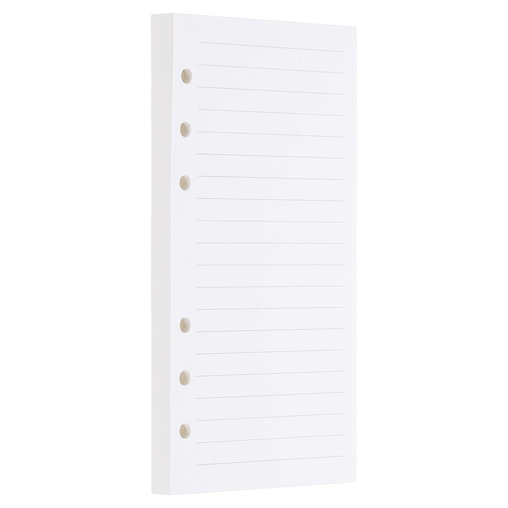 Ruled Refills Inserts 6-Ring Binder Loose Leaf, 80 Sheets/160 Pages, Lined