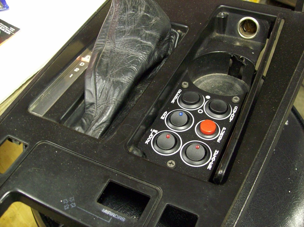 84-89 Corvette Console Switch Panel Nitrous Oxide etc..