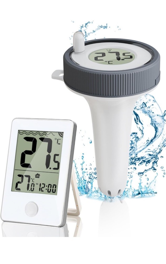Digital Swimming Pool Thermometer Floating Outdoor Wireless Floating Temperature