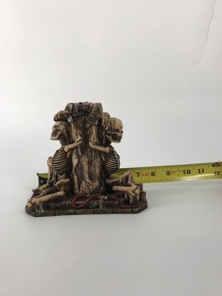 Chained Skeletons Taper Candle Holder