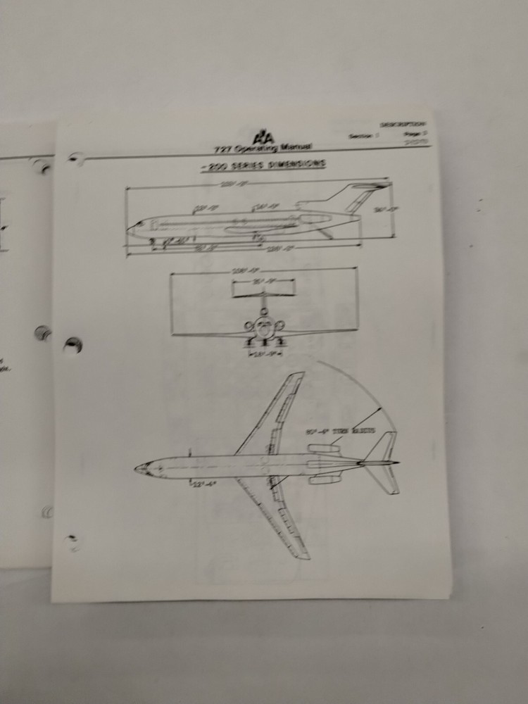 American Airlines 727 Operating Manual 1977-Copy
