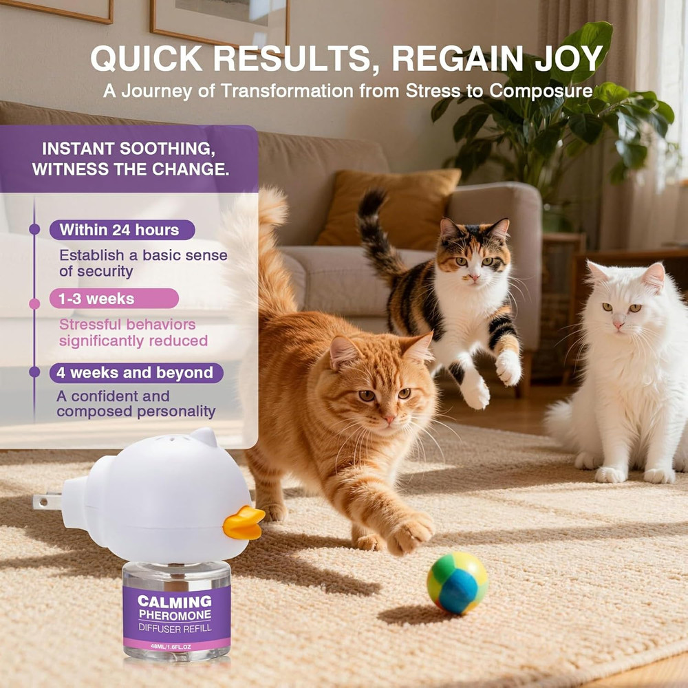 Cat Calming Pheromone Diffuser Effectively Relieve Anxiety Stress Cat Calming Di