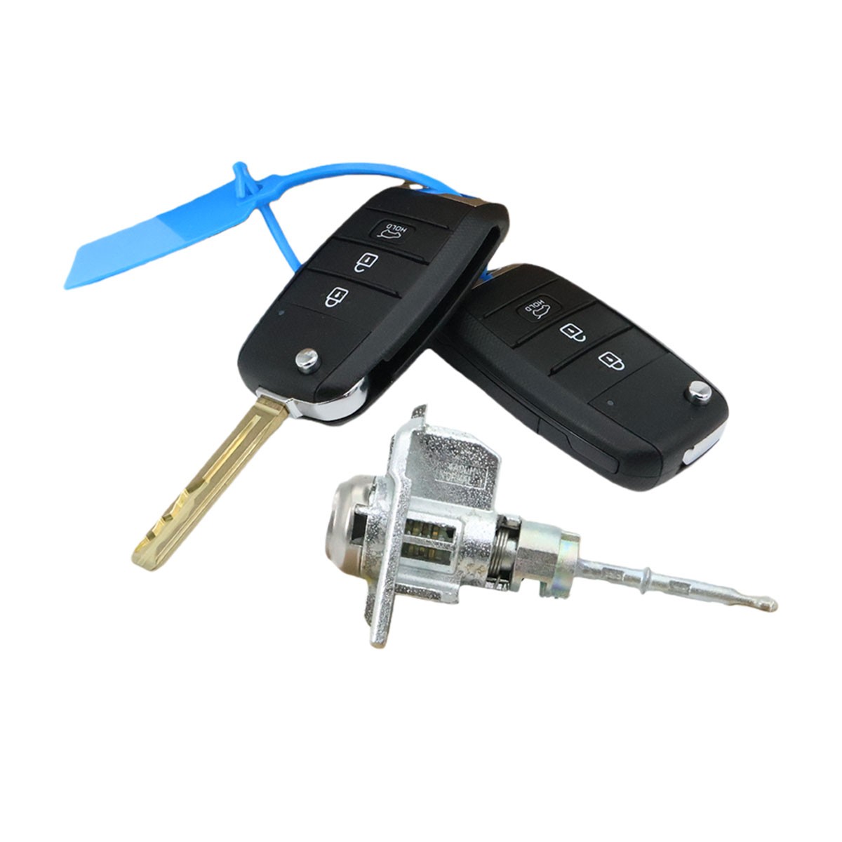 For Kia Sportage 2017 - 2022 Left Door Lock & Key Cylinder Set 81970-D9A00