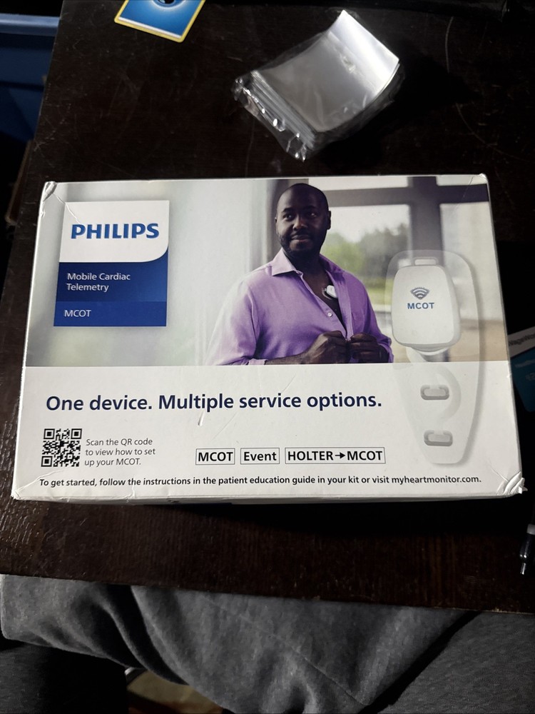 Philips Mobile Cardiac Telemetry Machine ~ NEW, Sealed in Box c6 Patch T-Mobile