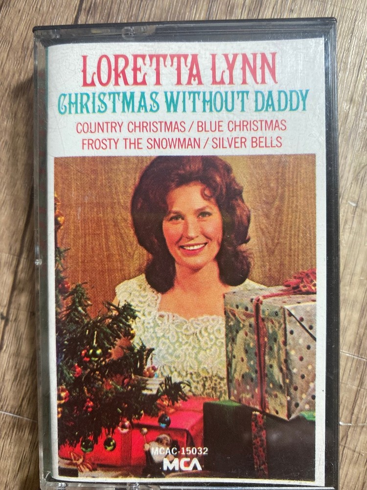 Loretta Lynn Christmas Without Daddy Cassette 1987 MCA