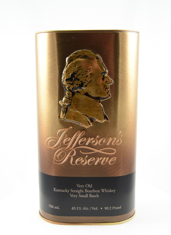 Jefferson's Reserve Kentucky Straight Bourbon Whiskey Tin Empty