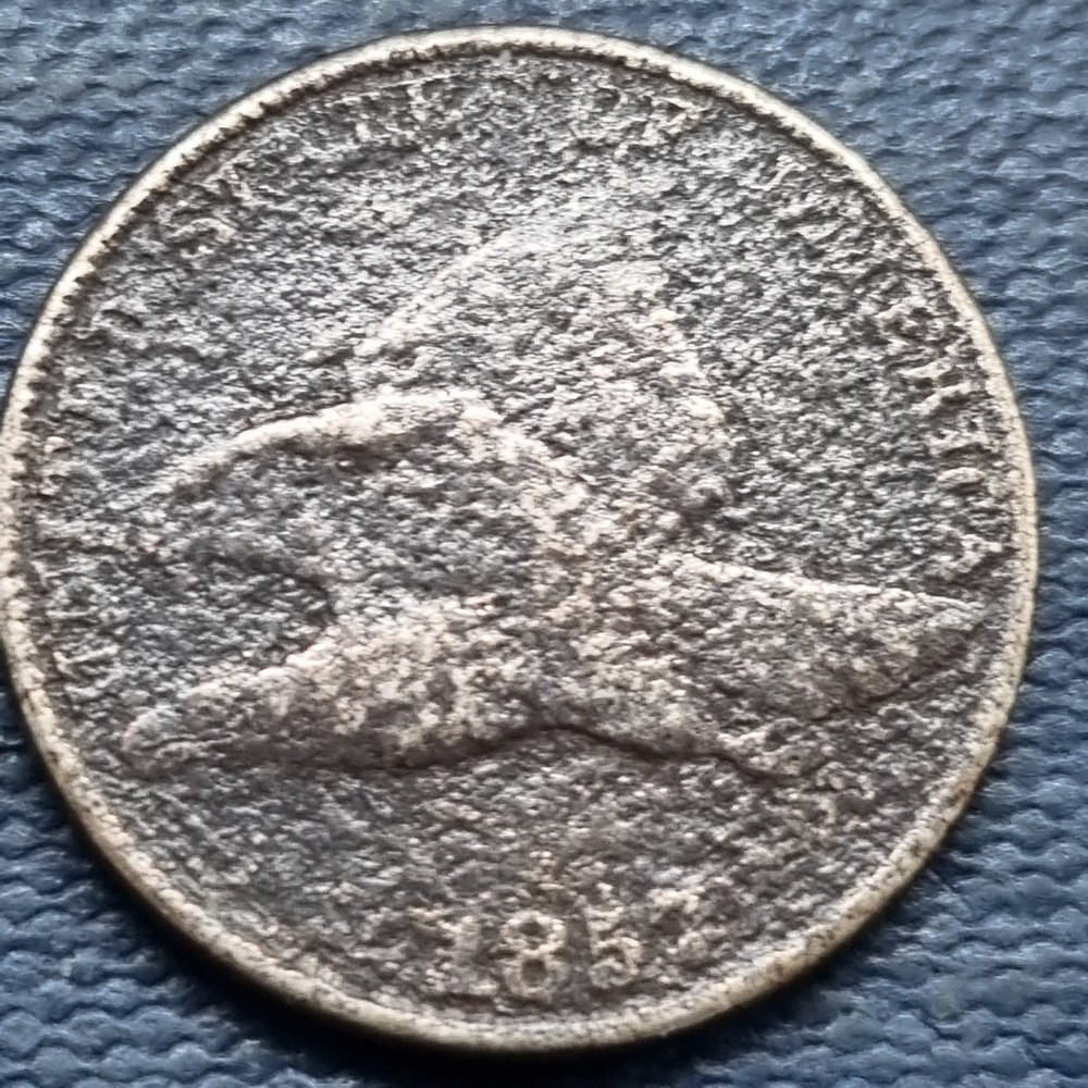 1857 Flying Eagle Cent 1c Circulated Details #101070