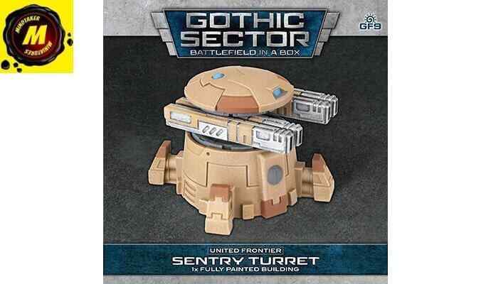 Gothic Sector: United Frontier Sentry Turret -#BB674 - Sci-fi Terrain