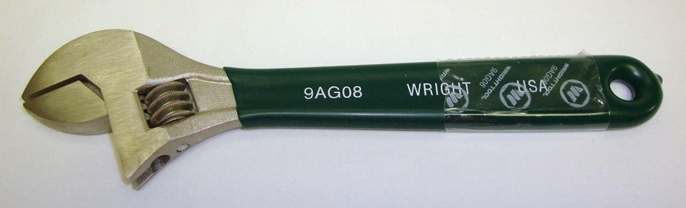 4" -12" Cushion Grip Adjustable Wrench-Wright Tools