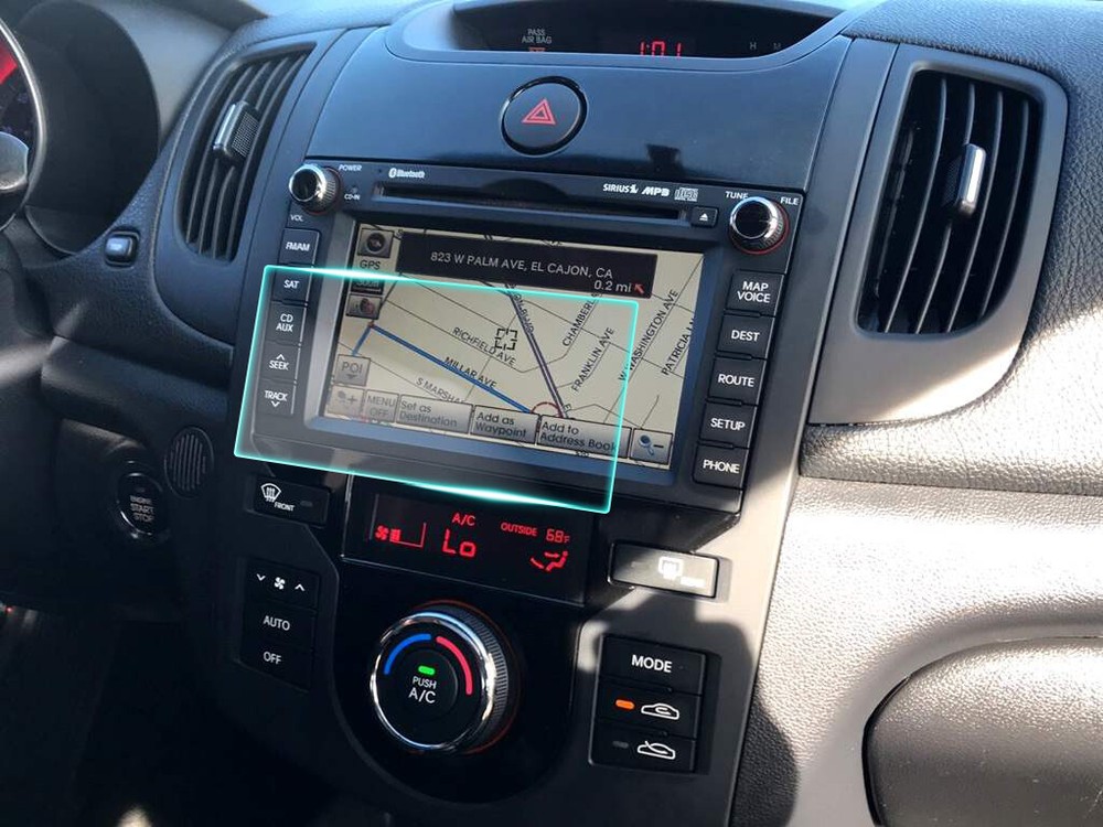 Crystal Clear Screen Protector for 2012 Kia Forte Vehicle Navigation