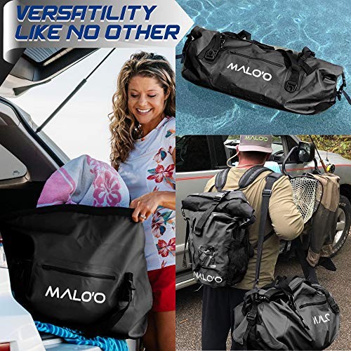 Roll-Top Duffle 60L Black