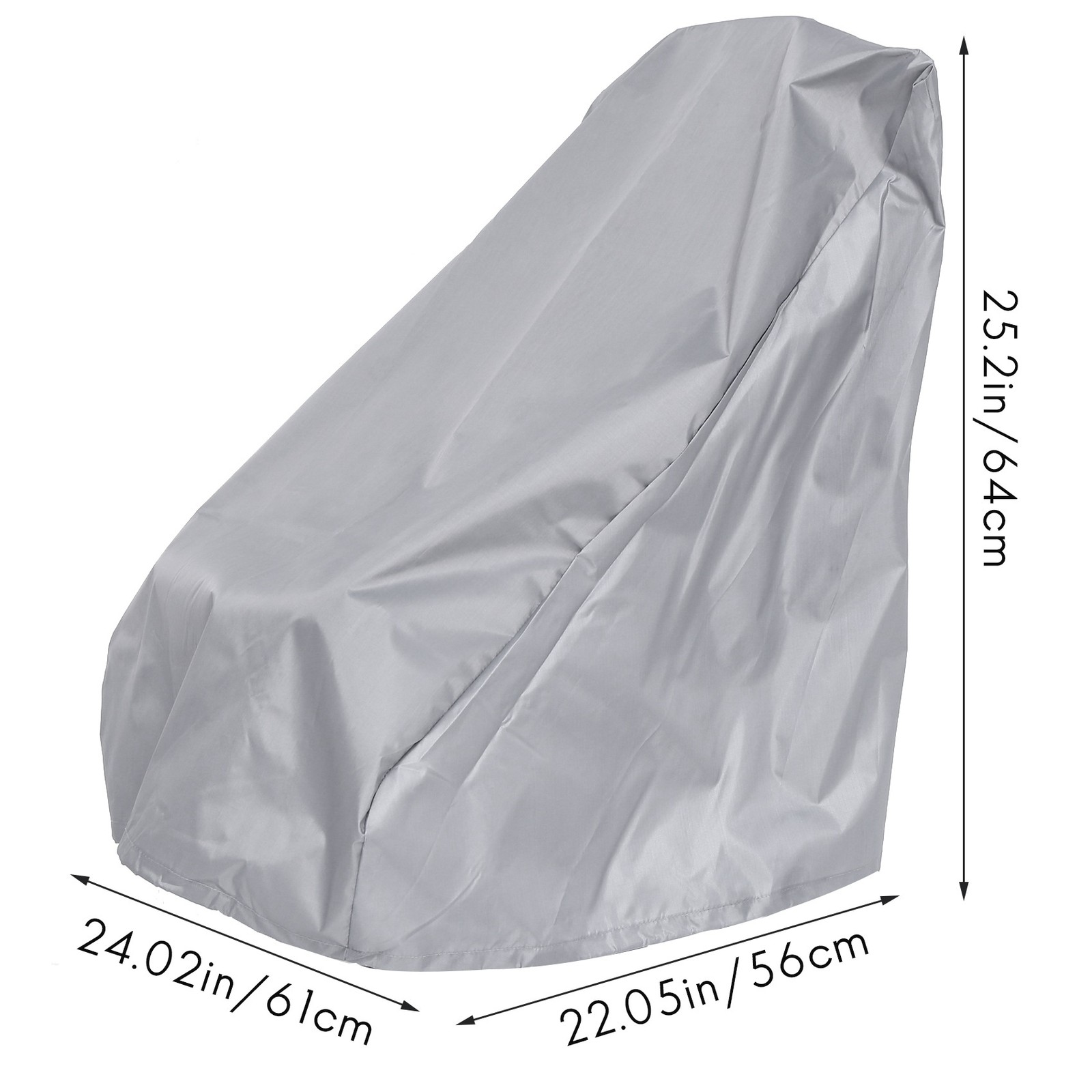 Boat Cover, Outdoor Pontoon Captain Boat Bench Chair Protective Waterproof Cover