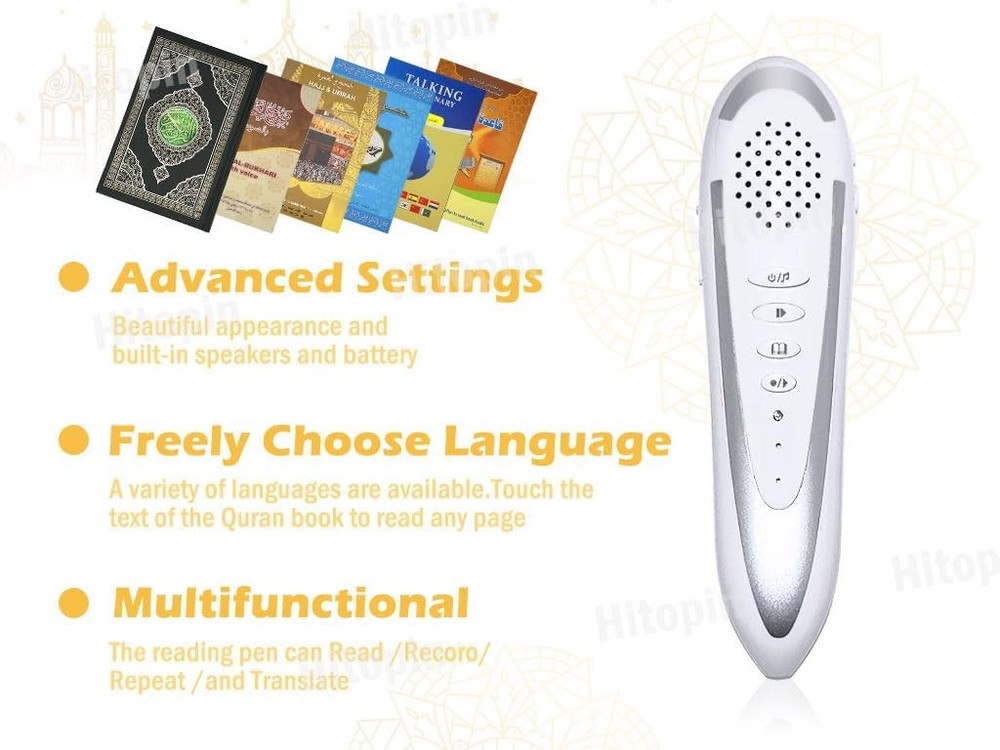 Ramadan Digital Pen Quran Talking Reader Word by Function Holy Qur'an...