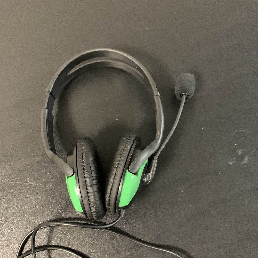 USB Wired Gaming Headset with Microphone Green