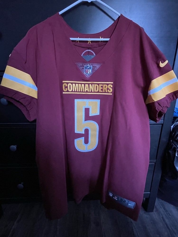 Jayden Daniels Jersey Washington Commanders #5 size 52