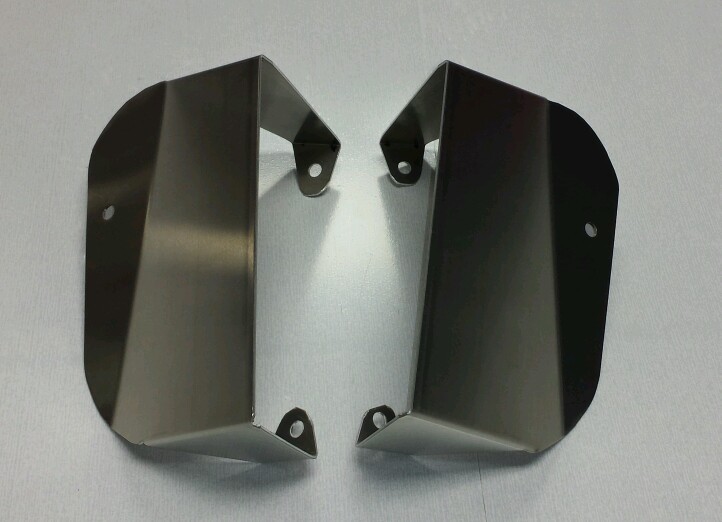 HONDA TRX400EX - TRX400X RADIATOR AIR SCOOPS 1993-2004 /TRX400EX-400X alum wow