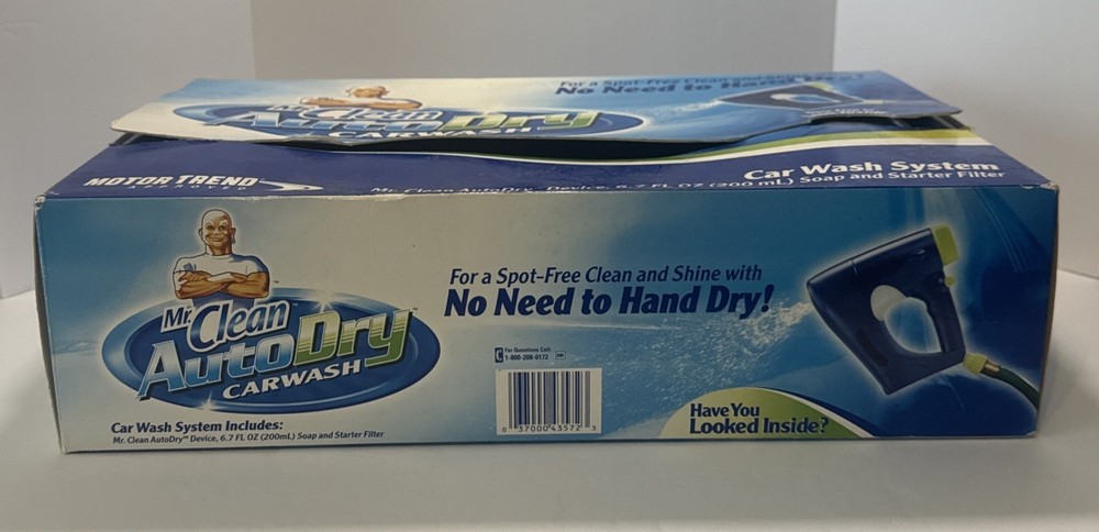 Mr Clean Auto Dry Car Wash System, Device Soap Filter Kit Bundle New Open Box