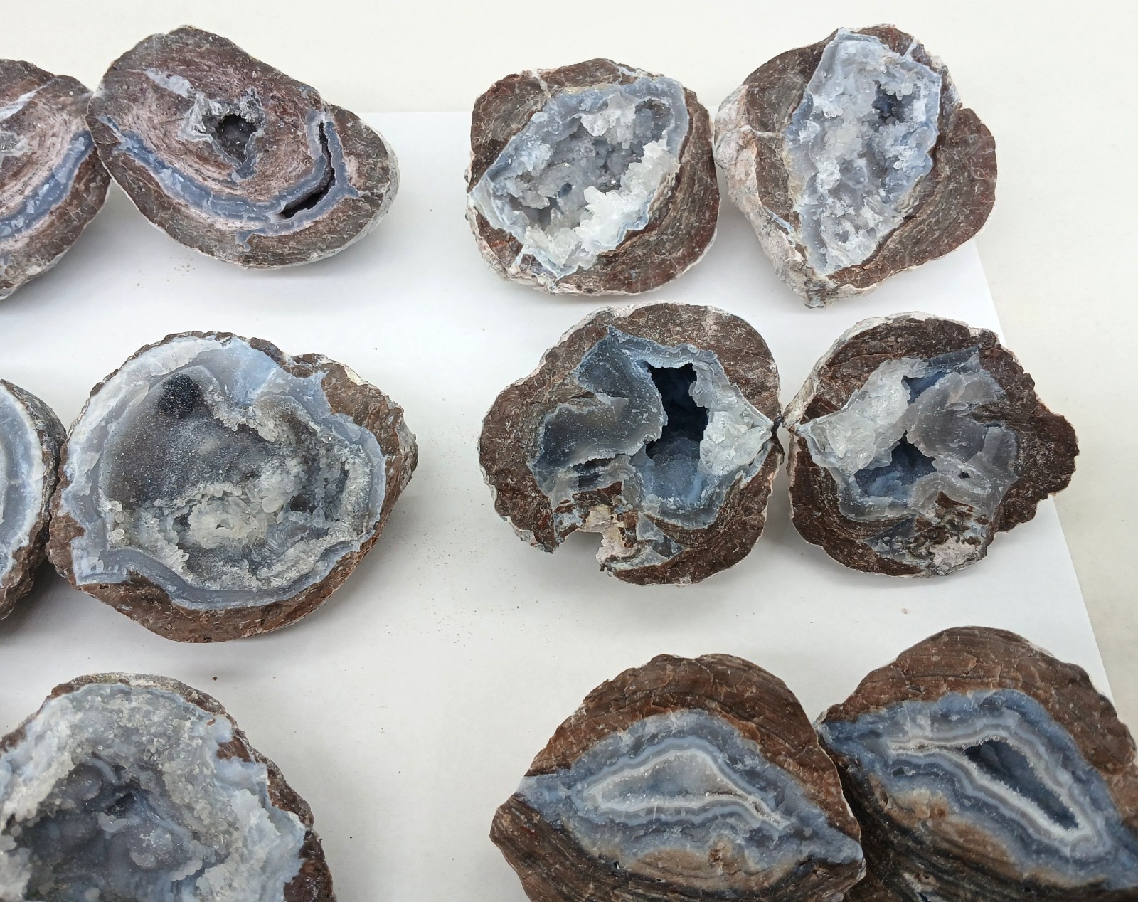 Bulk 2 Pound Group of Small Utah Dugway Geodes Thundereggs 1.50-2.00"