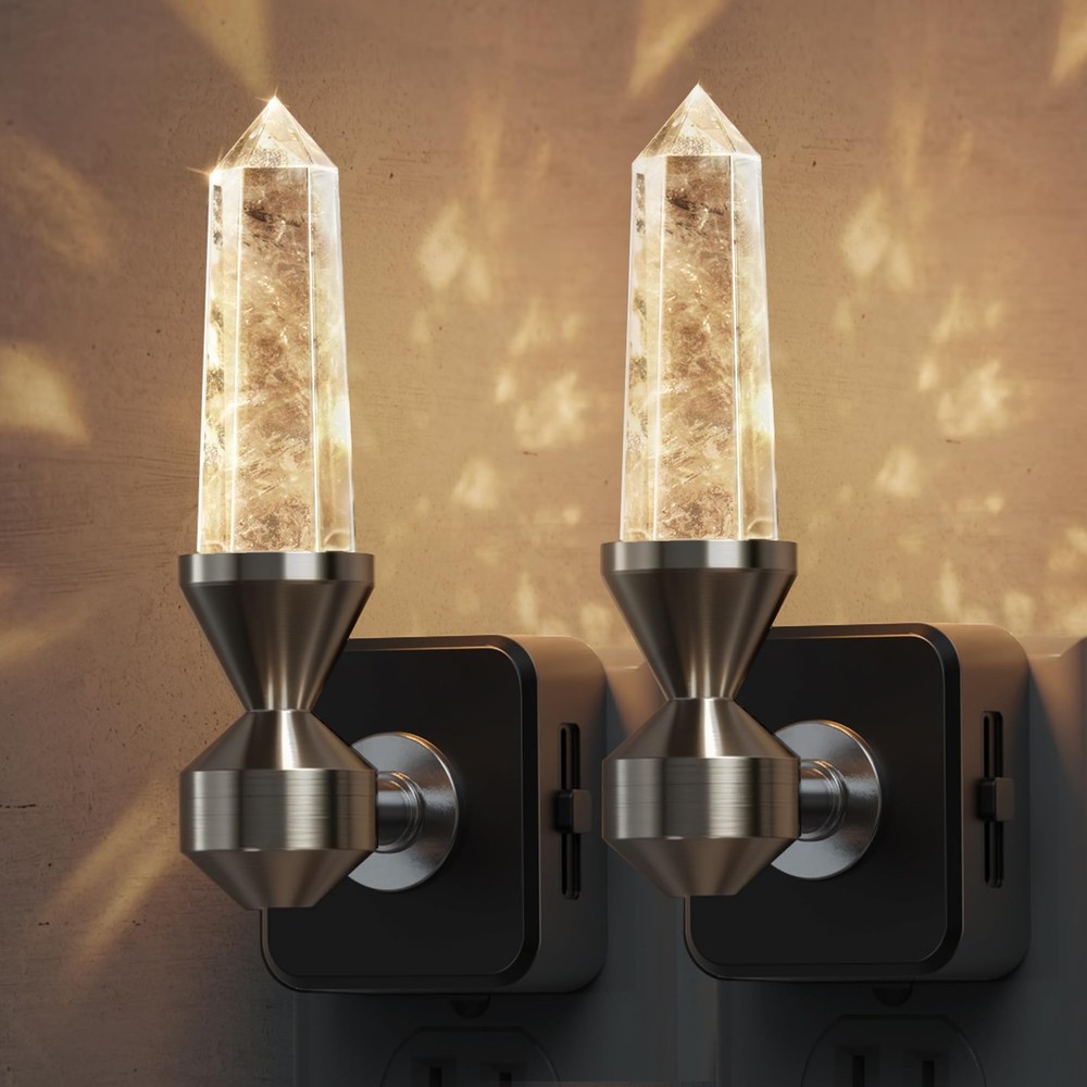 Night Light: Night Lights Plug into Wall, 2 Pack Dimmable Night Light Aesthet...