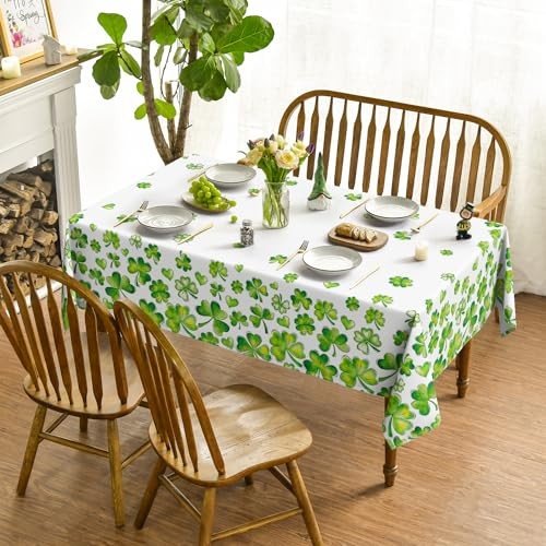 St. Patrick's Day Rectangular Tablecloth 60×120 60" x 120" (Rectangular) Green