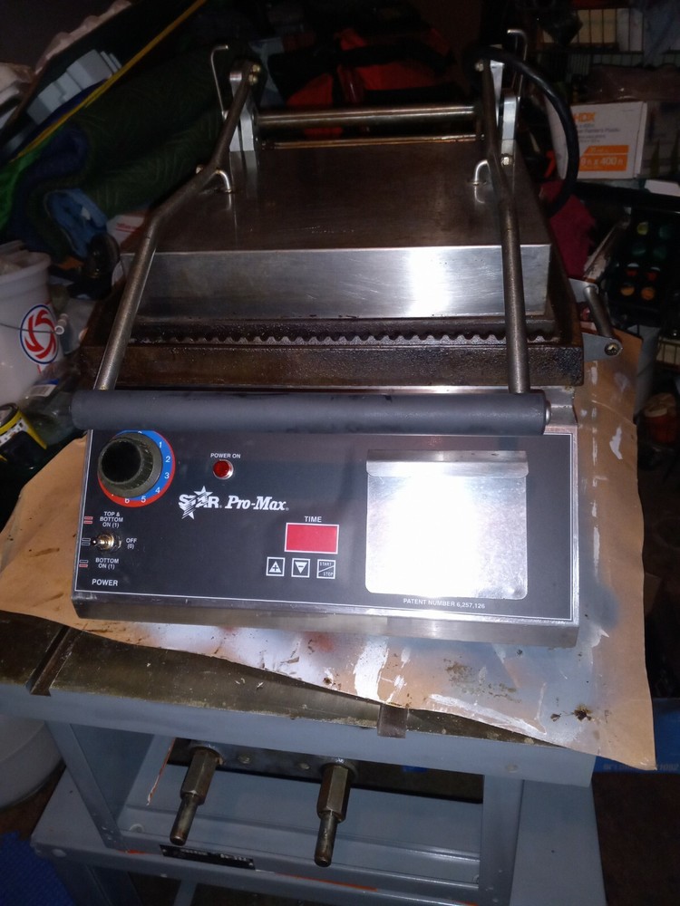 Star Pro Max CG14IT Panini Grill Digital Timer 14"