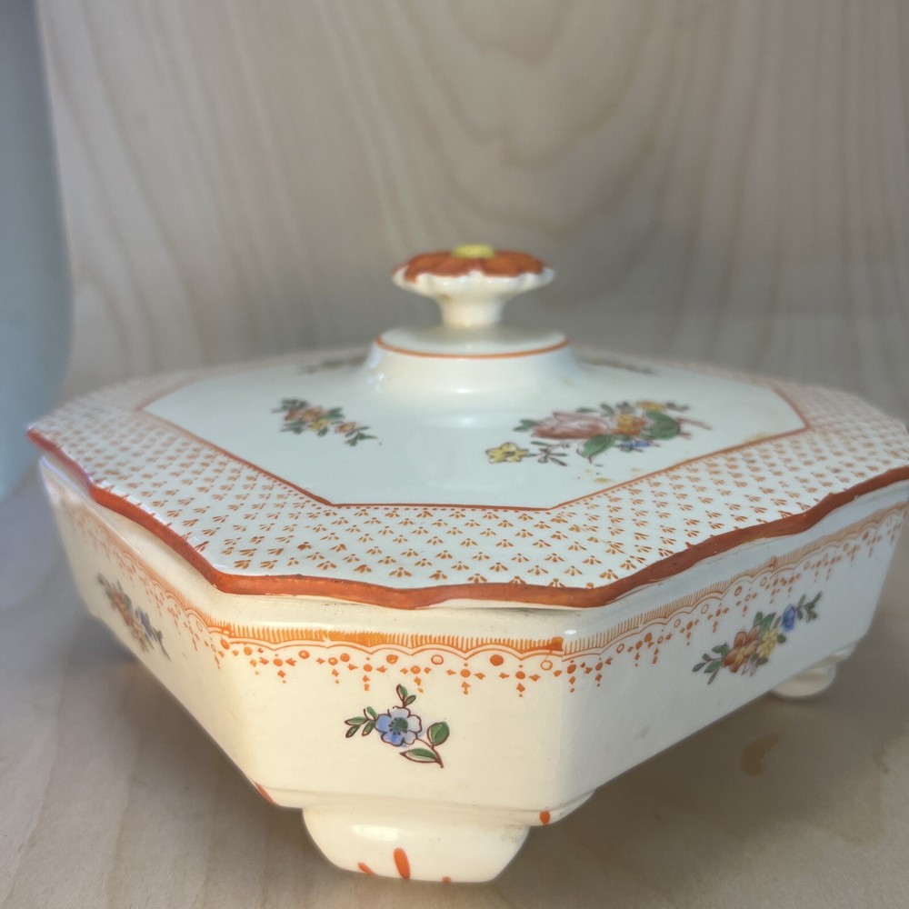 Chintz Divided Covered Dish Japan