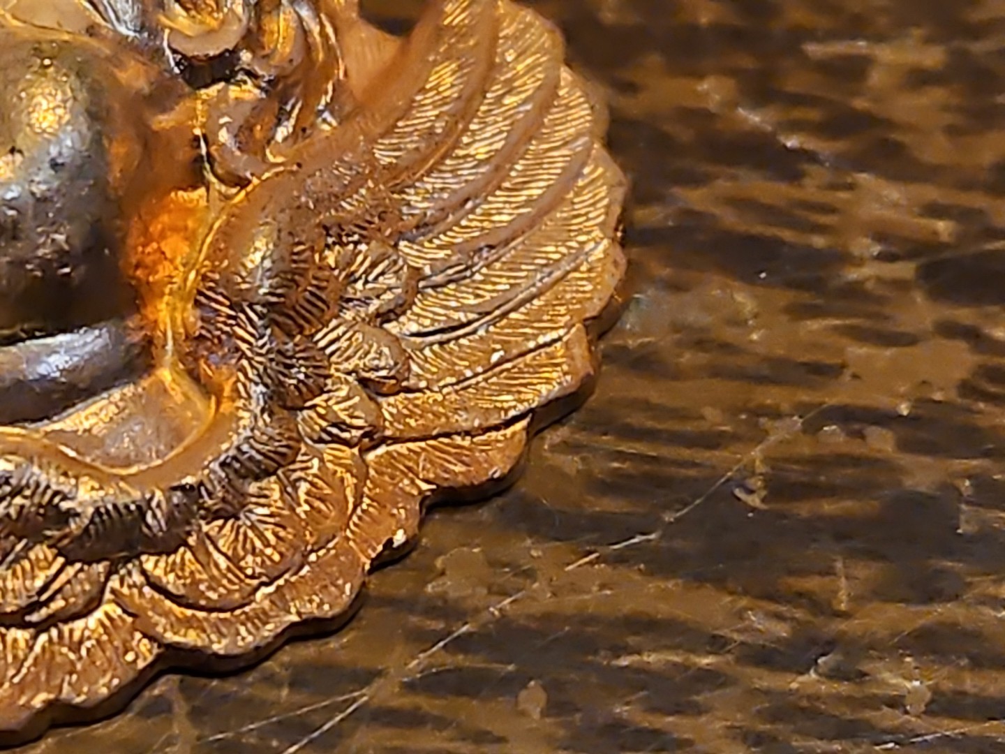 Lot Of 10 Cherub Head Bust France Vintage 60s Brass Stampings Findings Jewelry