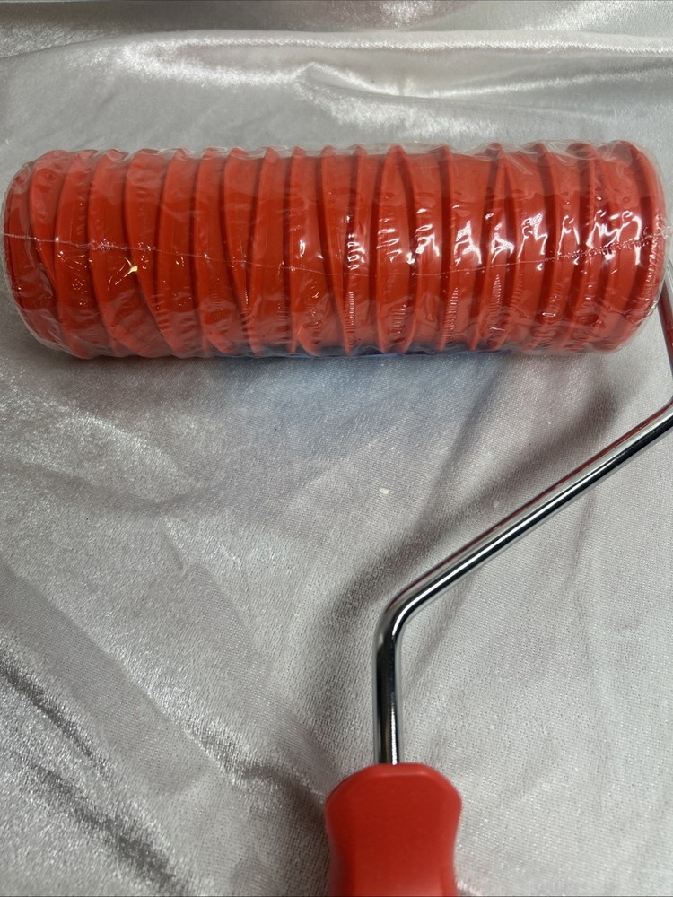 8in Rubber Patterned Paint Roller for Wood Pattern Graining