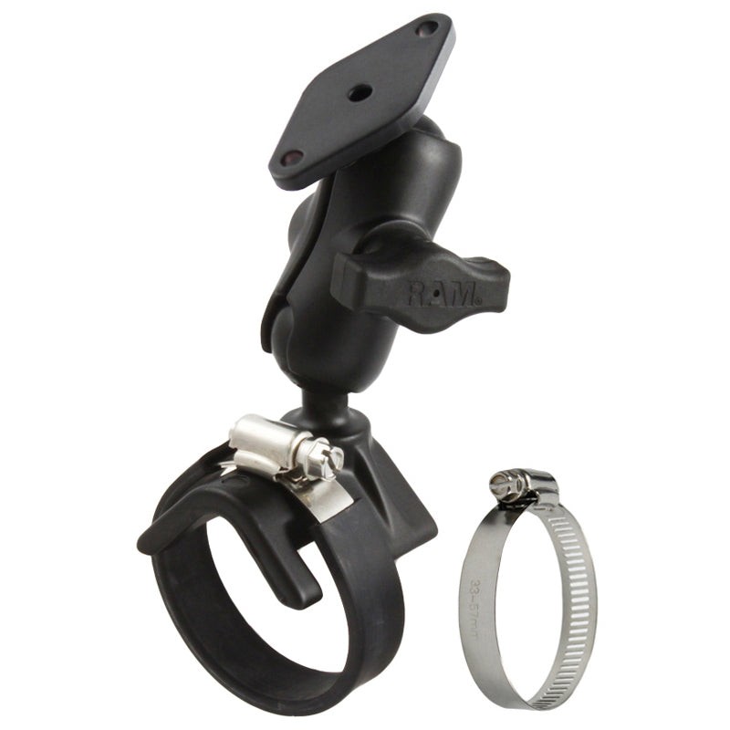 RAM-B-108-A-238  RAM Double Ball Strap Hose Clamp Mount with D...