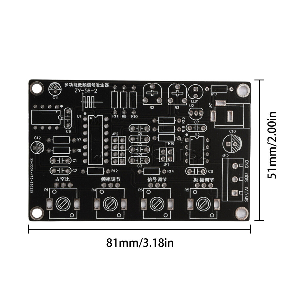 ICL8038 Low-frequency Multi Waveform Signal Generator Welding Practice DIY Kit