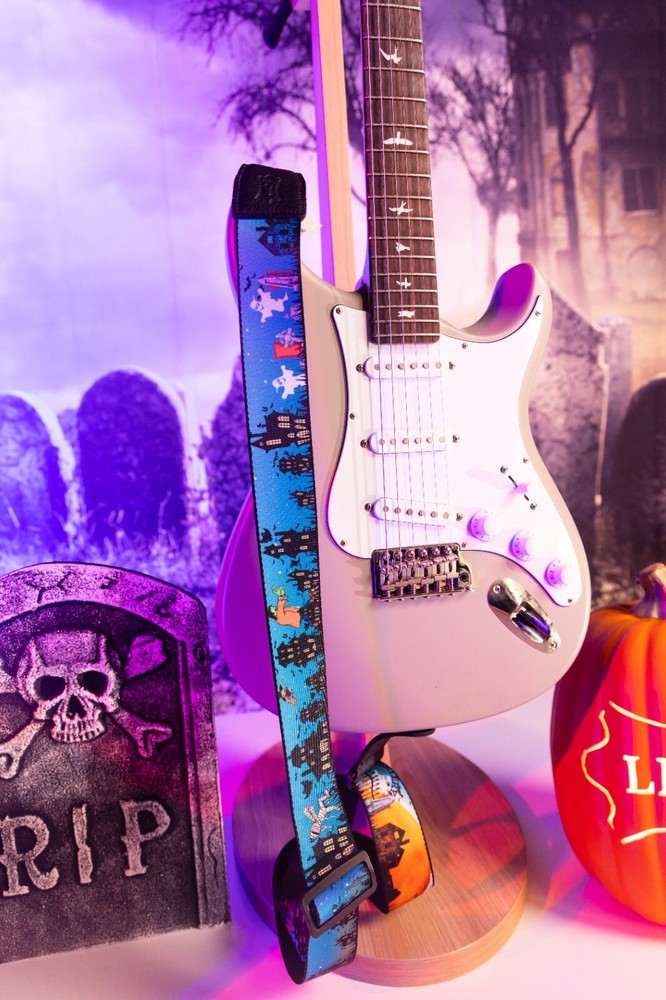 Levy's Leathers 2" Wide Polyester Adjustable Guitar Strap - Halloween Series