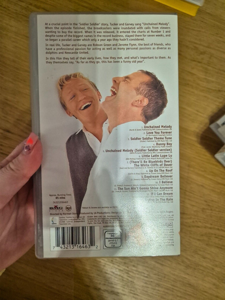 VHS Tape - Robson & Jerome - So Far So Good
