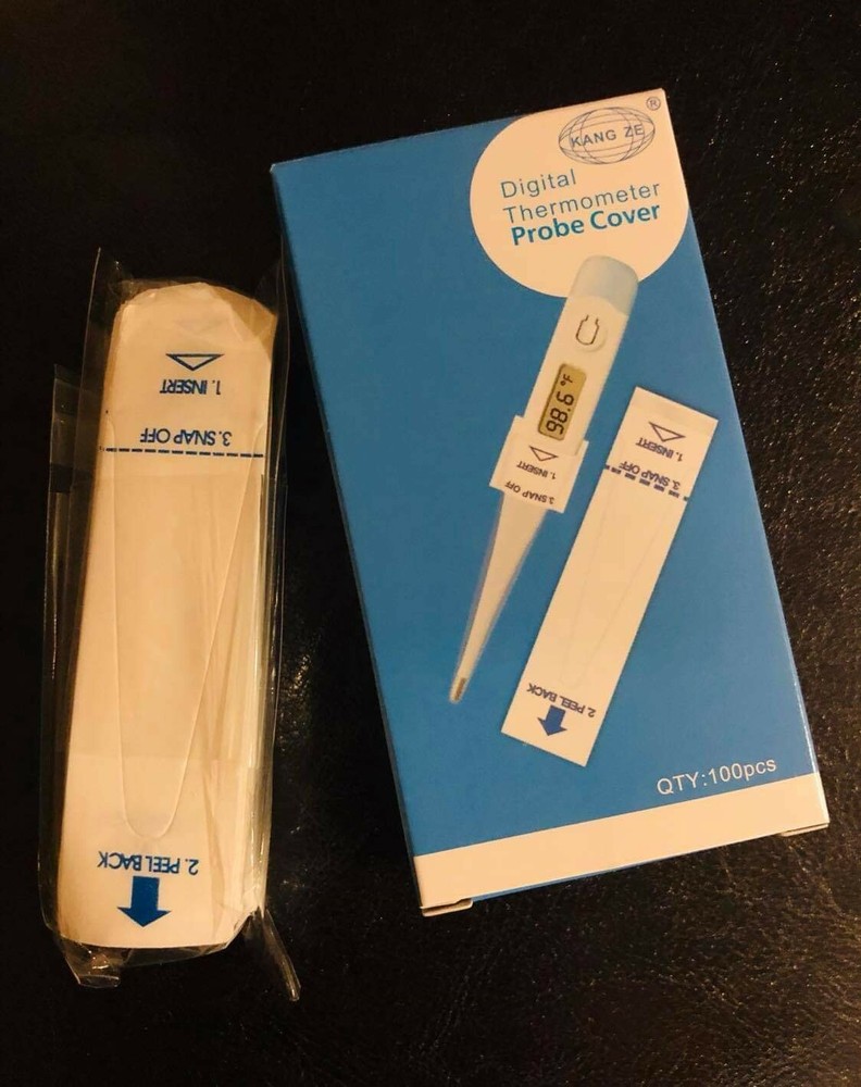 100x Digital Thermometer Probe Covers Protector Electronic Cover