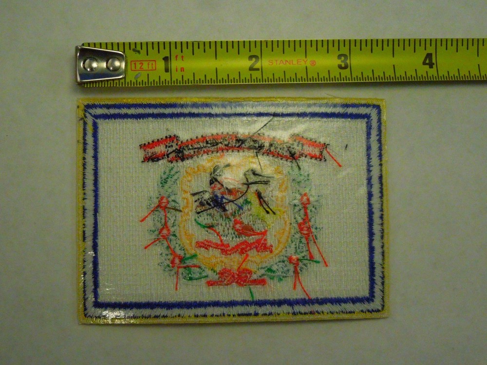 West Virginia State Flag Seal Embroidered Iron On Patch