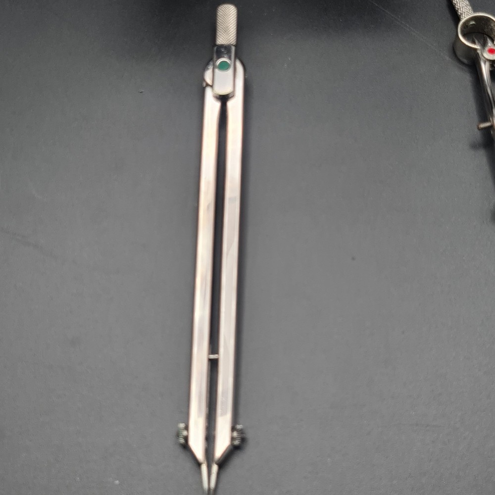 Thornton Technical Drawing compass & dividers original box Vintage 2 items