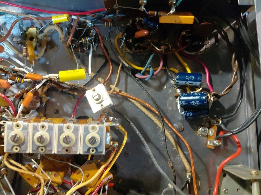 Hallicrafters S - 38D Rec. I WAS TOLD NEW TUBES AND RECAP Part Not Working